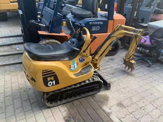 PC01 Originele kleur Gebruikte Komatsu mini graafmachine voor binnenwerk