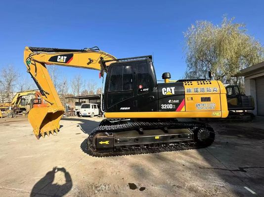 Geel Originele Japan Gebruikte CAT Graafmachine 320D2 Caterpillar Crawler Graafmachine