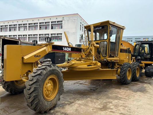 Originele Japanse 140H Caterpillar Motor Grader tweedehands veiligheidsoperatie