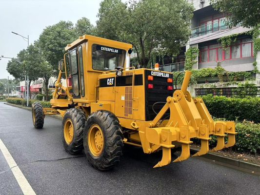 Originele Japanse 140H Caterpillar Motor Grader tweedehands veiligheidsoperatie