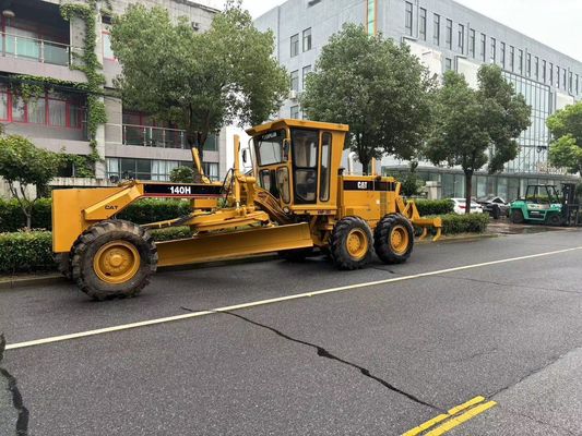Originele Japanse 140H Caterpillar Motor Grader tweedehands veiligheidsoperatie