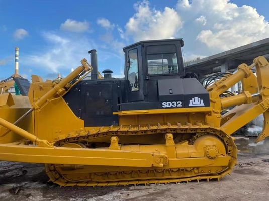 SHANTUI SD32 Gebruikte kruiper bulldozer zware hydraulische dozer tweedehands