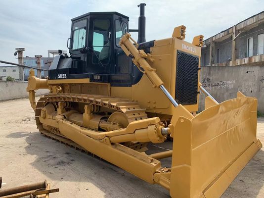 6 Way Blade SHANTUI SD22 Tweedehands Bulldozer Met Hydraulische Ripper