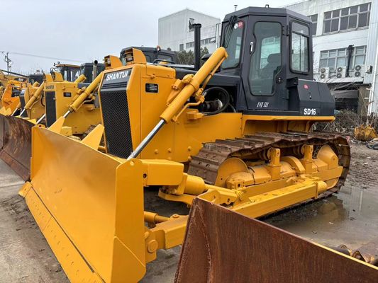 SHANTUI SD16 Gebruikte crawler bulldozer onderhoudsarme tweedehands dozer