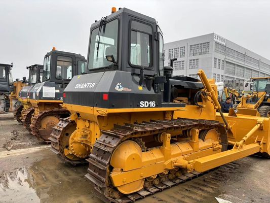 SHANTUI SD16 Gebruikte crawler bulldozer onderhoudsarme tweedehands dozer