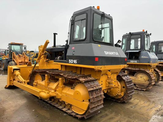 SHANTUI SD16 Gebruikte crawler bulldozer onderhoudsarme tweedehands dozer