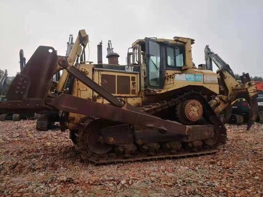 Oorspronkelijke kleur D8R LGP Gebruikte Caterpillar Bulldozer Met Hydraulische Ripper