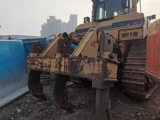 Oorspronkelijke kleur D8R LGP Gebruikte Caterpillar Bulldozer Met Hydraulische Ripper
