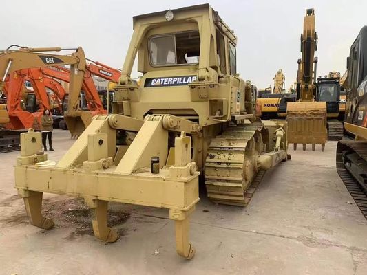 Krachtige tweedehands Caterpillar D7G Dozer Energie-efficiëntie 6 Way Blade