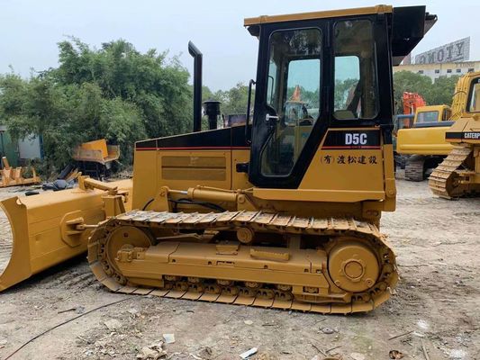 Originele Japanse mini tweedehands bulldozer Caterpillar D5C XL Stabiel functioneren