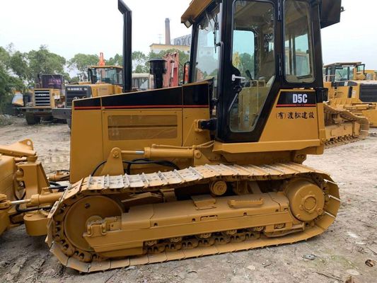 Originele Japanse mini tweedehands bulldozer Caterpillar D5C XL Stabiel functioneren