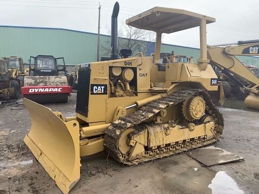 Gebruikte Crawler CAT D4H Bulldozer Verf Kleur Hoge aandrijving Gemakkelijke bediening