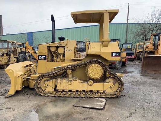Gebruikte Crawler CAT D4H Bulldozer Verf Kleur Hoge aandrijving Gemakkelijke bediening