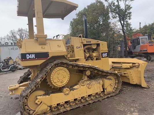 Gebruikte Crawler CAT D4H Bulldozer Verf Kleur Hoge aandrijving Gemakkelijke bediening