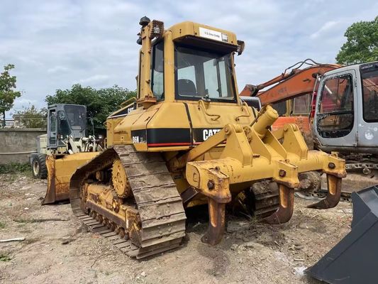 Originele kleur Caterpillar D6N XL Gebruikte kleine bulldozer met hydraulische scheurmachine