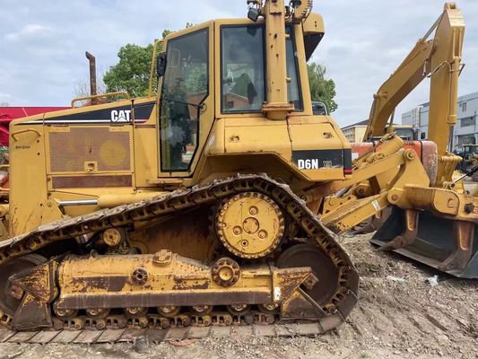 Originele kleur Caterpillar D6N XL Gebruikte kleine bulldozer met hydraulische scheurmachine