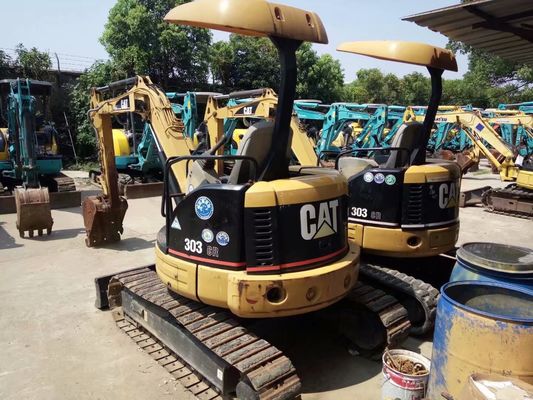 Originele kleur 303 CR Gebruikte CAT-graafmachine Energie-efficiëntie Gebruikte CAT-mini-graafmachine