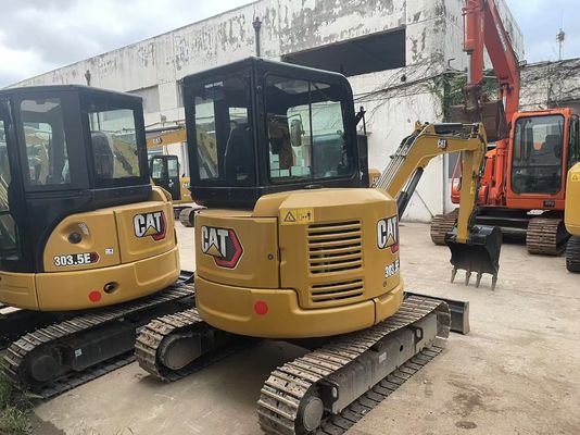 Energie-efficiëntie Gebruikte CAT-graafmachine Crawler Caterpillar 303.5 E CR Roestvrij
