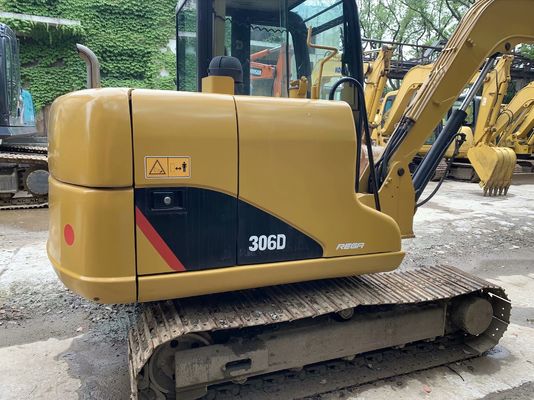 Compact Caterpillar 306D Mini Crawler Excavator Originele Japanse tweedehands