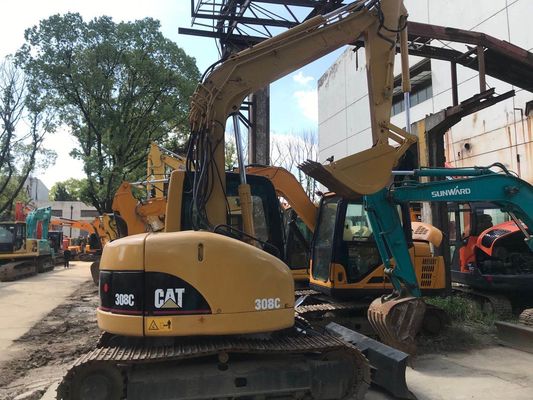 Hydraulische Crawler Gebruikte CAT 308C Graafmachine Originele Japan gemakkelijk onderhoud