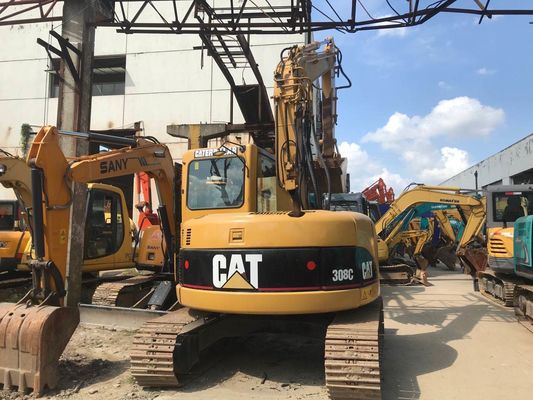 Hydraulische Crawler Gebruikte CAT 308C Graafmachine Originele Japan gemakkelijk onderhoud