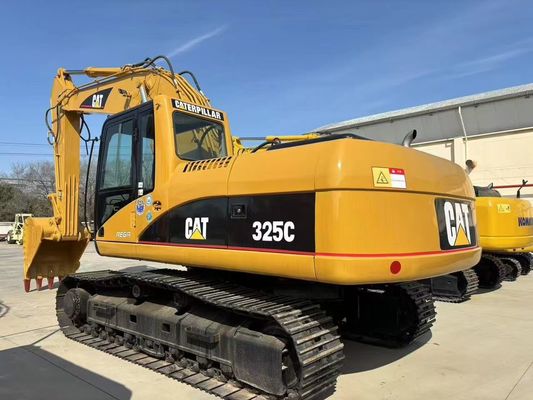 Hydraulische gebruikte Caterpillar 325C graafmachine Zichtbaarheid en veiligheid voor de bouw