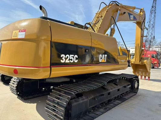 Hydraulische gebruikte Caterpillar 325C graafmachine Zichtbaarheid en veiligheid voor de bouw