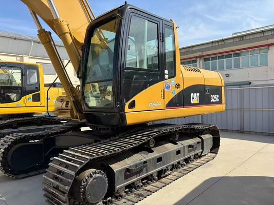 Hydraulische gebruikte Caterpillar 325C graafmachine Zichtbaarheid en veiligheid voor de bouw