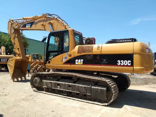 2001 Jaar Gebruikte Crawler gemonteerde graafmachine Caterpillar 330C CAT C9 Motor 250 pk