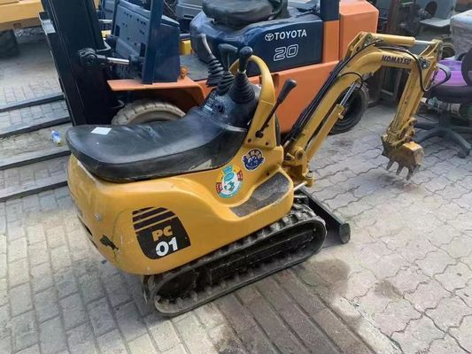 PC01 Originele kleur Gebruikte Komatsu mini graafmachine voor binnenwerk