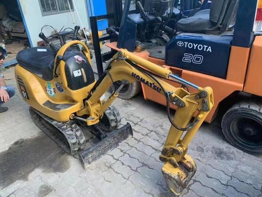 PC01 Originele kleur Gebruikte Komatsu mini graafmachine voor binnenwerk