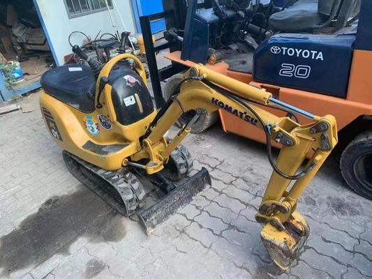 PC01 Originele kleur Gebruikte Komatsu mini graafmachine voor binnenwerk