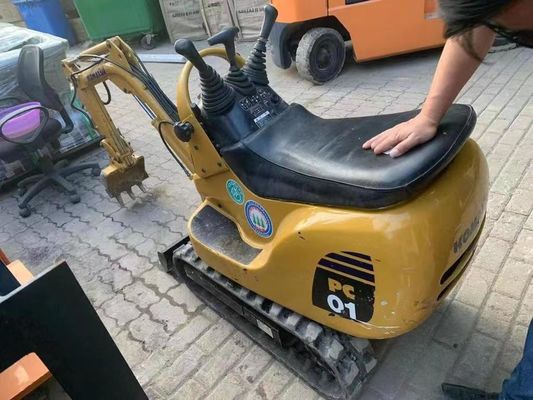PC01 Originele kleur Gebruikte Komatsu mini graafmachine voor binnenwerk