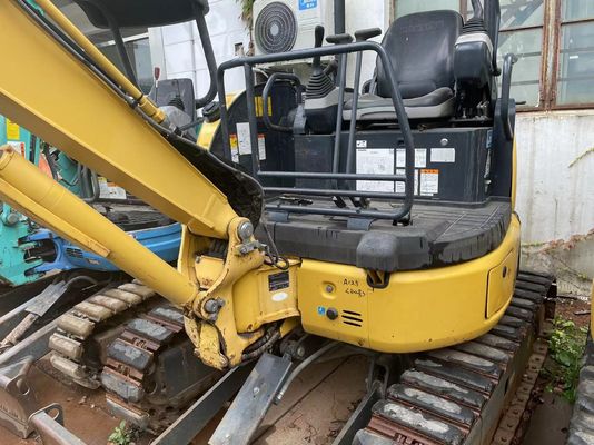 Gebruikte Komatsu PC20MR-2 Crawler gemonteerde graafmachine originele Japan werkend in de tuin