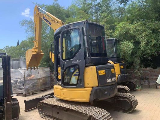 Gebruikte PC50MR-2 Komatsu Mini Digger gesloten cabine voor bouwplaats