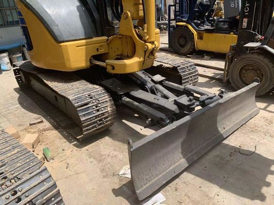 Gebruikte PC50MR-2 Komatsu Mini Digger gesloten cabine voor bouwplaats