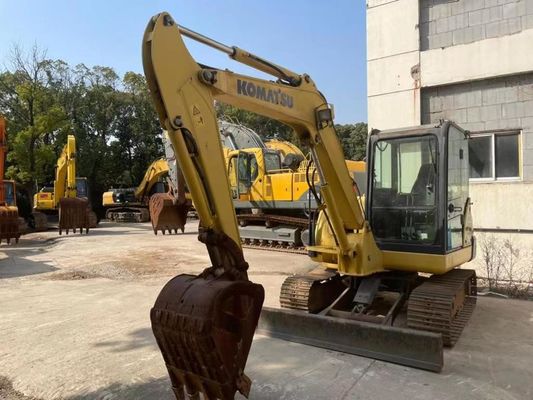 Originele kleur Gebruikte Komatsu PC56MR-2 mini graafmachine in uitstekende staat