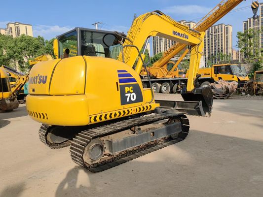 Originele Japanse gebruikte graafmachine Komatsu PC70-8 Crawler type graafmachine