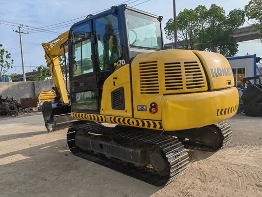 Originele Japanse gebruikte graafmachine Komatsu PC70-8 Crawler type graafmachine