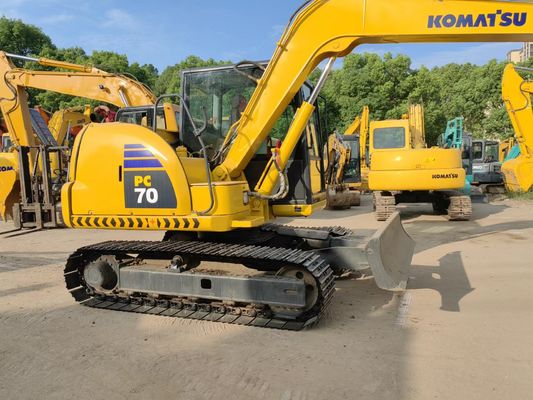 Originele Japanse gebruikte graafmachine Komatsu PC70-8 Crawler type graafmachine