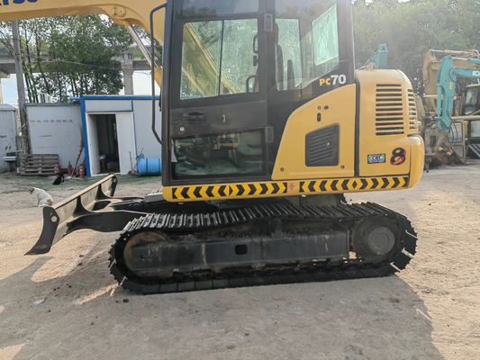 Originele Japanse gebruikte graafmachine Komatsu PC70-8 Crawler type graafmachine