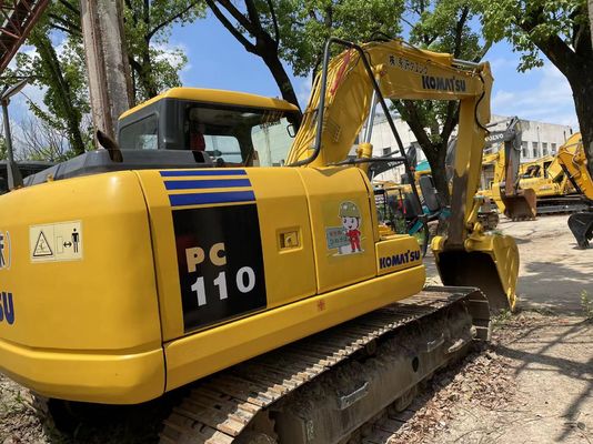 PC110-7 Crawler Gebruikte Komatsu-graafmachine Zwaar werk Tweedehands Komatsu-graafmachine