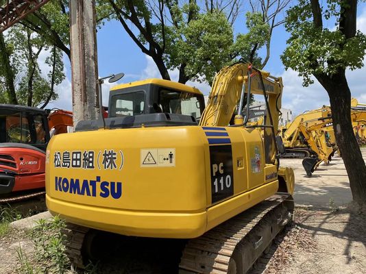 PC110-7 Crawler Gebruikte Komatsu-graafmachine Zwaar werk Tweedehands Komatsu-graafmachine