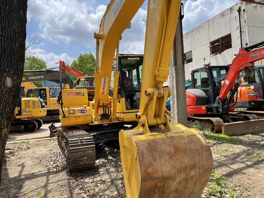 PC110-7 Crawler Gebruikte Komatsu-graafmachine Zwaar werk Tweedehands Komatsu-graafmachine