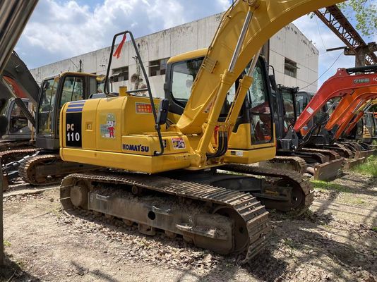 PC110-7 Crawler Gebruikte Komatsu-graafmachine Zwaar werk Tweedehands Komatsu-graafmachine