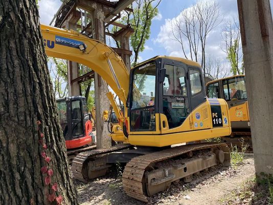 PC110-7 Crawler Gebruikte Komatsu-graafmachine Zwaar werk Tweedehands Komatsu-graafmachine