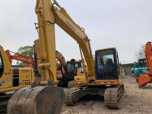 12 ton Gebruikte Komatsu PC120-6 Crawler Hydraulische graafmachine Veiligheidsgarantie