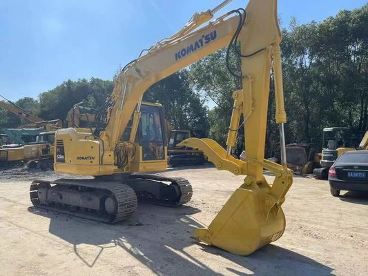 PC128US-8 Gebruikte Komatsu-graafmachine Hydraulische duim mini-kruipergraafmachine