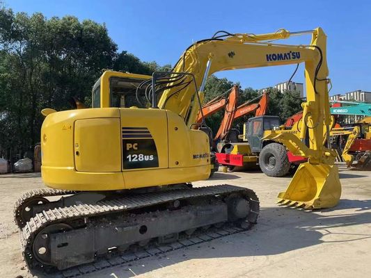 PC128US-8 Gebruikte Komatsu-graafmachine Hydraulische duim mini-kruipergraafmachine