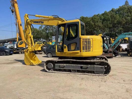 PC128US-8 Gebruikte Komatsu-graafmachine Hydraulische duim mini-kruipergraafmachine
